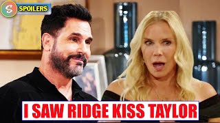 Bill saw Ridge kiss Taylor and he knows what to do with this secret  Bold and Beautiful Spoilers [upl. by Akitan]