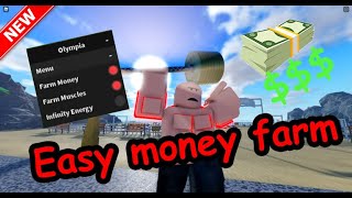 NEW Roblox Olympia Script  AutoFarm Muscles Money Infinity Energy [upl. by Eceirehs]