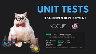 Unit Tests in Nextjs 13 app  TDD  Test Driven Development [upl. by Almeeta149]