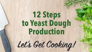 12 Steps to Yeast Dough Production [upl. by Atsedom]