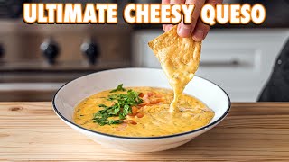 The Cheesiest Homemade Texas Queso 2 Ways [upl. by Haik]