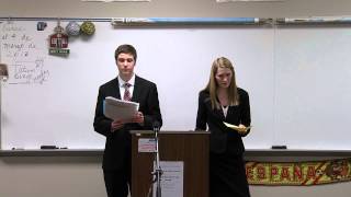 2013 Class AA State Debate  Public Forum  SDPB [upl. by Helfant]