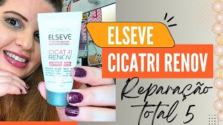 ✨️ LEAVING CICATRI RENOV REPARAÇÃO TOTAL 5  ELSEVE Loreal Paris É BOM [upl. by Sension]