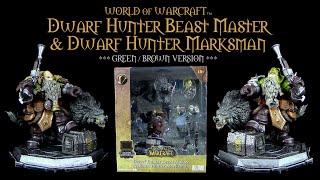 McFarlane ™ World Of Warcraft ™ Dwarf Hunter Beast Master amp Dwarf Hunter Marksman  Unboxing [upl. by Semajwerdna]