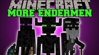 Minecraft MORE ENDERMEN TRADING STRUCTURES MYSTIC WANDS Farlanders Mod Showcase [upl. by Akiam]