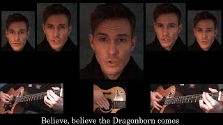 The Dragonborn Comes Deep Vocals Cover  Skyrim [upl. by Elish159]