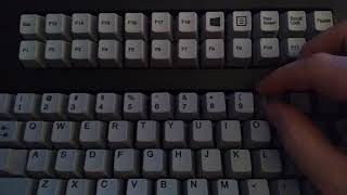 Unicomp Crooked Keys vs IBM Model F [upl. by Aneelad]