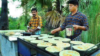 PAROTTA  How To Make Soft Layered Paratha  Kerala Paratta  Cooking in Village [upl. by Eixor]