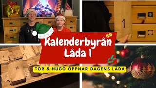 PREMIÄR Kalenderbyrån välkomnar till öppning av låda 1 av 24 vad är kalenderbyrån [upl. by Atekan881]