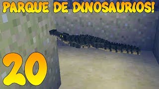 EL DINOSAURIO COCODRILO Minecraft SERIE DE MODS PARQUE DE DINOSAURIOS 20 [upl. by Llirrehs]