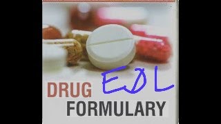 DCHDHDWHCHCPHCUPHCAAM SC  EDL amp Drug Formulary [upl. by Itram]