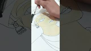 Durga devi painting art matarani aditiarts shorts youtubeshorts [upl. by Niliram]