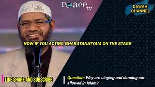 Why are Dance and Music not allowed in Islam  Dr Zakir Naik [upl. by Chaille]