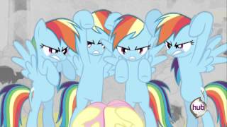 rainbow dash punks the changelings [upl. by Eelanna]