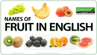 Fruit in English  Learn English Vocabulary about Fruit with Pictures [upl. by Oniratac]