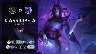 Cassiopeia Top vs Ryze  KR Master Patch 142 [upl. by Ulphia]