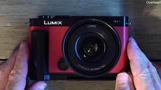 Panasonic S9 Crimson Red Camera Accessories amp Firmware Update [upl. by Drofla]