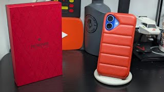 noreve quilted back cover for iPhone 16 review noreve iPhone16 [upl. by Yenreit]