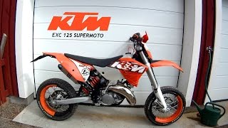 KTM EXC 125 Supermoto [upl. by Tehcac651]