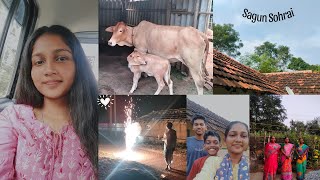 Sohrai Vlog 2024 🌾Sagun Sohrai ♥️ Ale Disom Kuntaw ✨Santhali Vlog Jayanti Soren [upl. by Auehsoj]