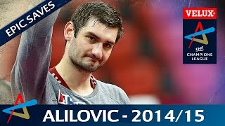 Epic Saves  Mirko Alilovic  201415  VELUX EHF Champions League [upl. by Annayad572]