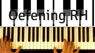 Piano oefening voor beginners handen en vingers te laten wennen met beiden handen [upl. by Trent]