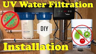 How To Install a UV Water Purification Filtration System Step By Step DIY First Time Pex Plumbing [upl. by Strain610]