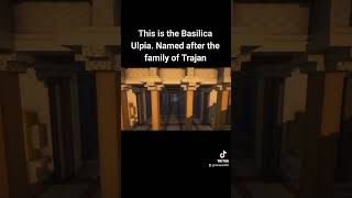 Trajan ancient minecraft ancienthistory history ancientrome minecraftbuilding romanempire [upl. by Fredek]