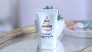 Kiehls Ultra Light Daily UV Defense Sunscreen Review [upl. by Annocahs782]