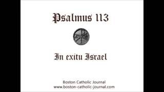 Psalm 113 in Latin [upl. by Airekat]