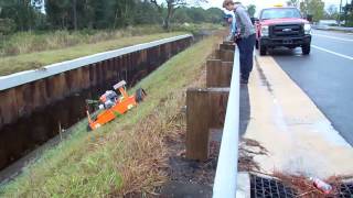 Extremely Steep Slope Mowing [upl. by Deloris]