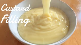 Homemade Custard filling Simple Recipe [upl. by Auhsaj]