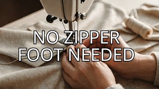 How to Sew Invisible Zips with a Standard Pressure Foot [upl. by Roshan]