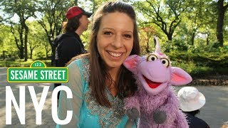 Sesame Street Mickela Mallozzi dances with the Muppets [upl. by Barker257]