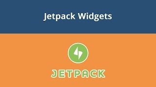 JetPack WordPress Plugin Tutorial Lesson 10 Jetpack Widgets [upl. by Liatris]