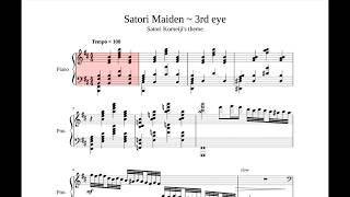 Satori Maiden 3rd eye Satori Komeijis Theme  Violin Old version [upl. by Yhtorod35]