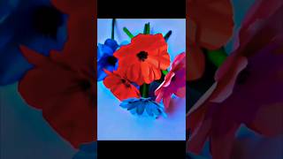 Easy paper flower stick 🌼🌼shortvideo [upl. by Yentrac]