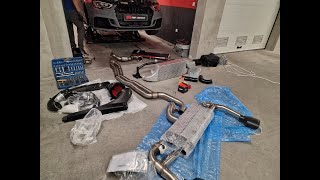 Audi RS3 DNWA from stock to stage 2 dragy dyno 100200 [upl. by Siclari398]