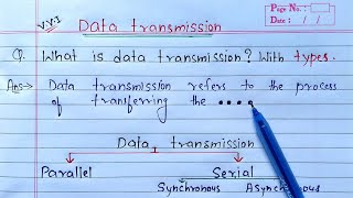 Data Transmission in Computer Networks  Learn Coding [upl. by Aynav]