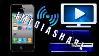 How To ShowImport PhotosVideosMusic From iPhoneiPodiPad to PS3XBOX using iMediaShare App [upl. by Lindeberg]