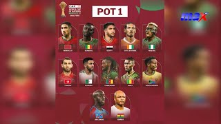 AFCON2025Q Ghana placed in pot 1 ahead of the draw in South Africa later today [upl. by Michele584]