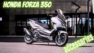 HONDA FORZA 350 accessories [upl. by Ydal]