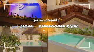 lulan🌴  baliinspired private resort  binangonan rizal  staycation  gelwhy presents ✨ [upl. by Zischke]