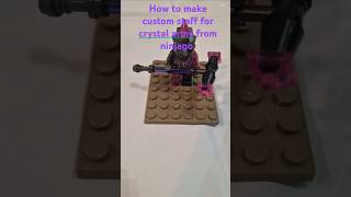 Custom crystallised weapon from legoninjago ninjago lego shorts trending fun cool toys [upl. by Pozzy]