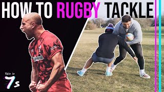 How to Rugby Tackle from a Pro 7Step Beginners Guide  This is 7s Ep37 [upl. by Eirhtug]