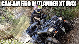 CANAM OUTLANDER MAX XT 650 l TEST QUAD [upl. by Odrareve]