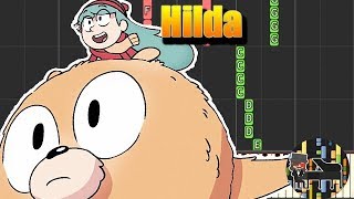 Trailer Theme  Hilda Piano Tutorial Synthesia HD Cover [upl. by Bar226]