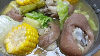 NILAGANG PATA NG BABOY RECIPE  BRAISED PORK HOCK SOUP  PATA NG BABOY RECIPE [upl. by Chilton]