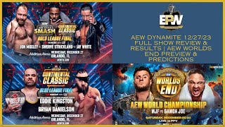 AEW Dynamite 122723 Full Review amp Results  AEW Worlds End Preview amp Predictions [upl. by Ahsiele]