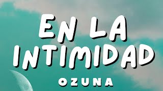 Ozuna  En La Intimidad LetraLyrics [upl. by Eleumas342]